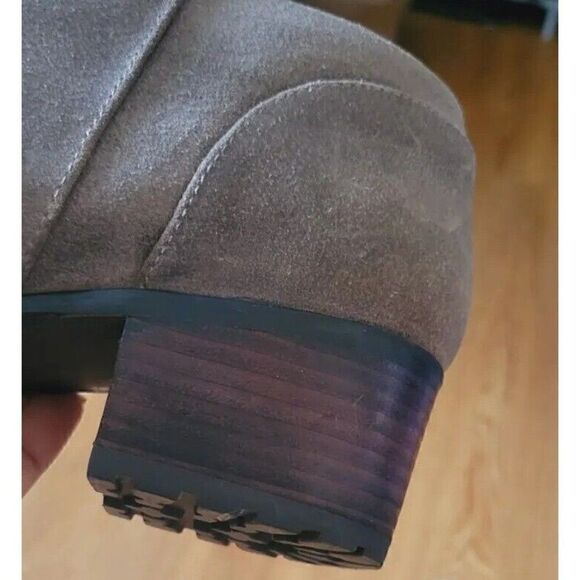 Karl Lagerfeld Natalie Ankle Boots Tan Leather Suede Women's Size 8.5 - Picture 9 of 12